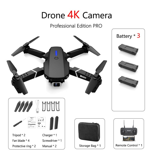 Mini Drone 4K Professional HD RC Dron Quadcopter with NO/1080P/4K Camera ufo Drones Flying Toys for Boys Teens Child Drone FPV